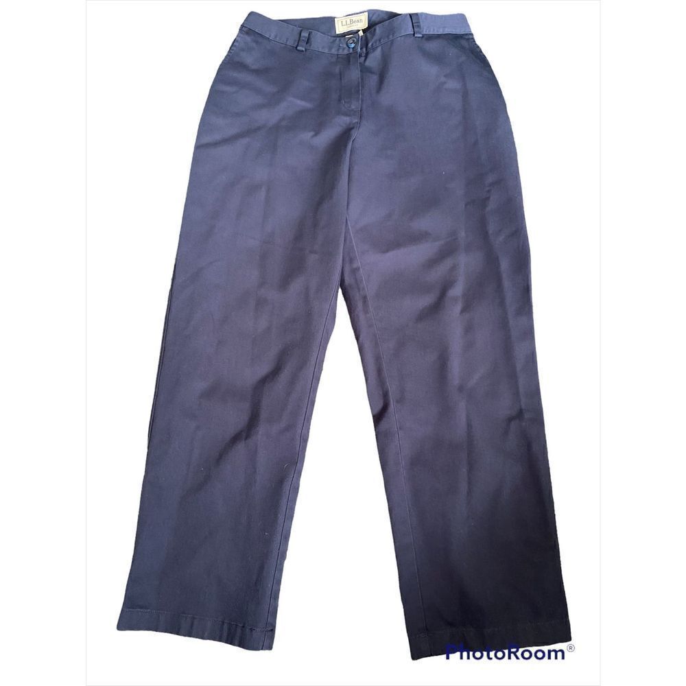 L L Bean Curvy Fit Chino Pants 12P